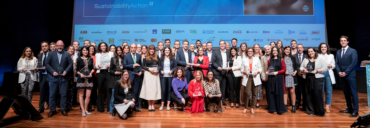 Galardonados en los premios Sustainability Actions 22